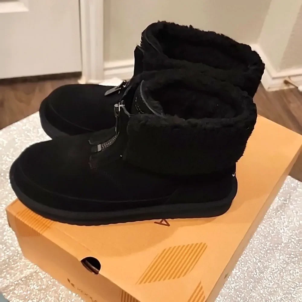 Koolaburra By Ugg Lytta Mini Leather Faux Fur Shearling‎ Boot